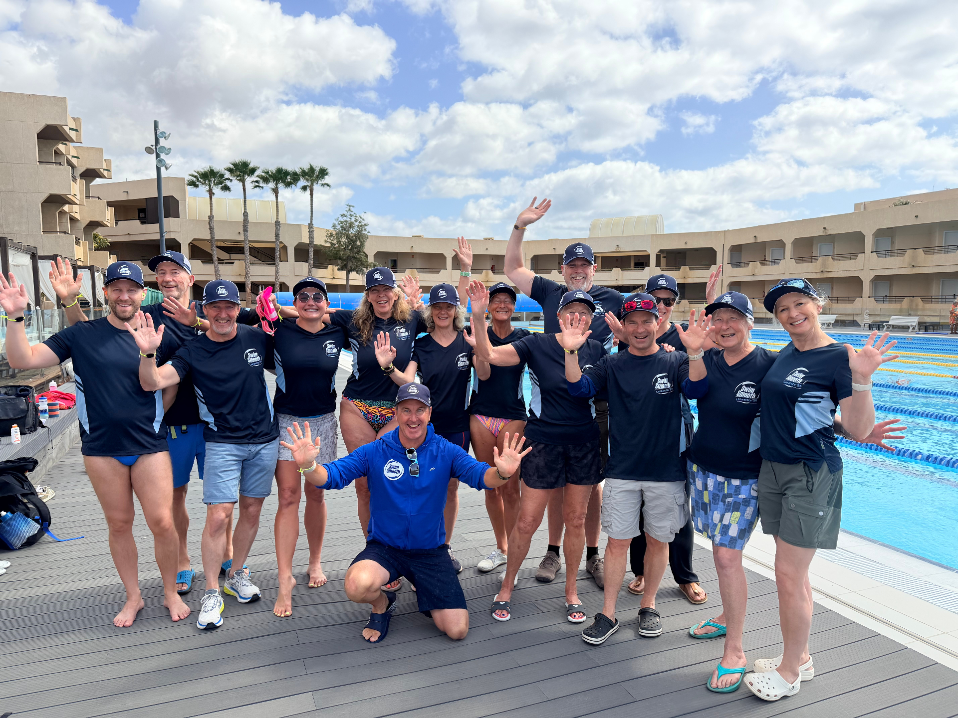 Certified Swim Smooth coaches on pool deck
